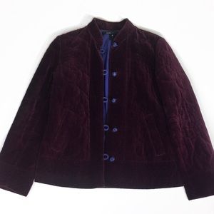 Marc jacobs velvet blazer Blue oriental luxury